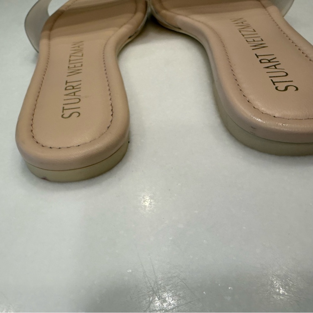 Stuart Weitzman 'Summer' Slide Sandal Rosewater Womens Size 7 NEW - Picture 8 of 12